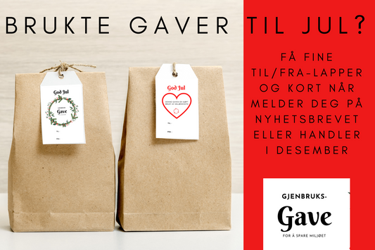 Gir du bort brukte gaver til jul?