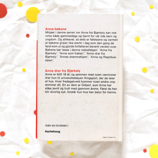 Anne drar fra Bjørkely